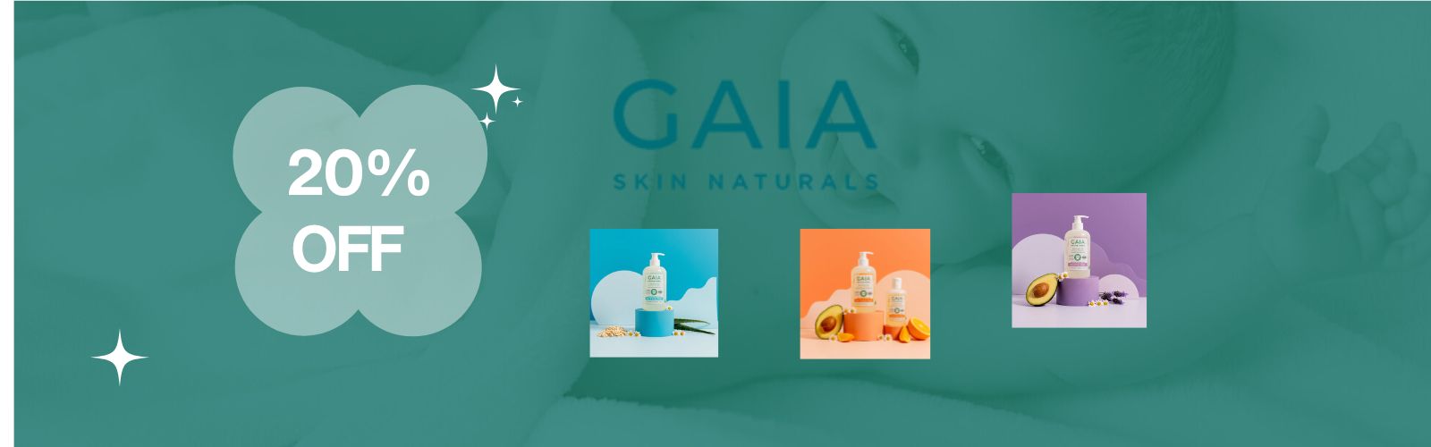 20% Off Gaia Natural Skincare