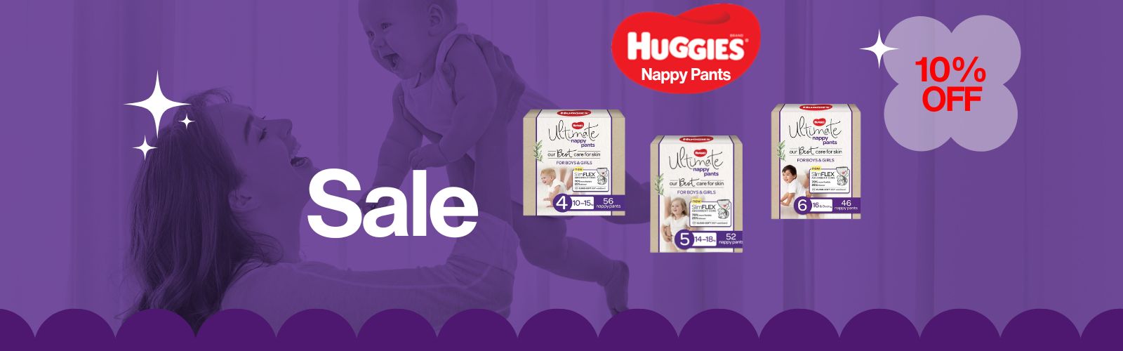 10% Off Huggies Nappy Pants